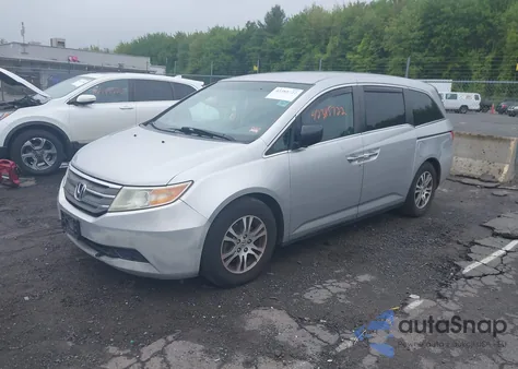 2012 Honda Odyssey Ex z USA, uszkodzony, nr VIN 5FNRL5H4XCB016053